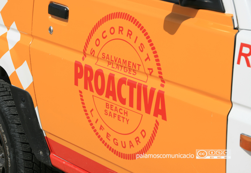 L'empresa Proactiva gestiona el servei de socorrisme a les platges de Palamós.