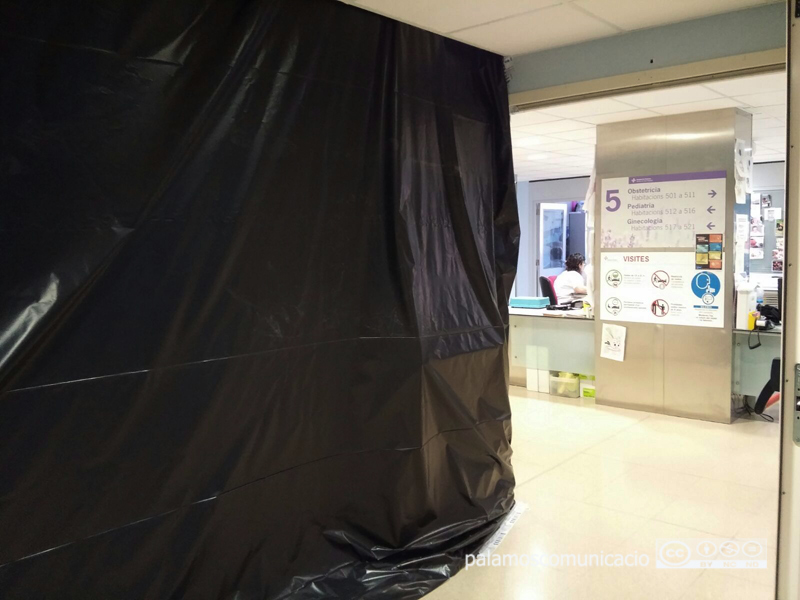 En marxa una nova fase d'obres de prevenció d'incendi, a l'hospital de Palamós.