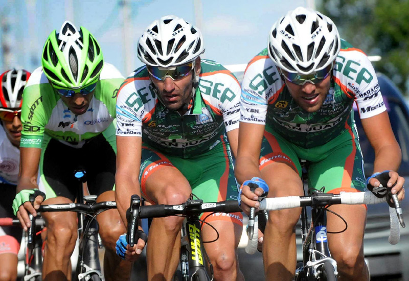 Ciclistes del SEP San Juan. (Foto: losandes.com).