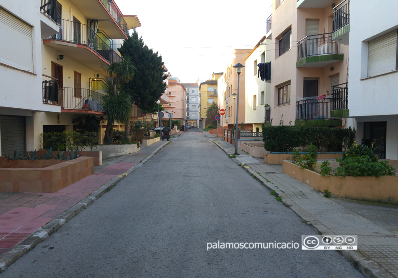 El carrer del Palmar, nucli de l'actuació urbanística més important del pressupost d'enguany.