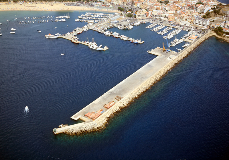 Vista aèria del port de Palamós, un dels que gestiona la Generalitat.