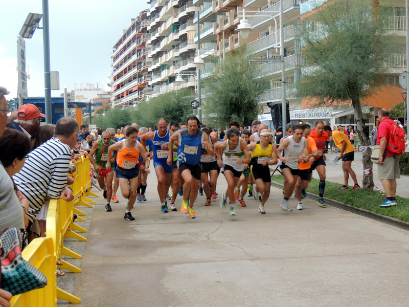 Una de les proves de la Cursa Solidària de l'any passat. (Foto: Ajuntament de Calonge).