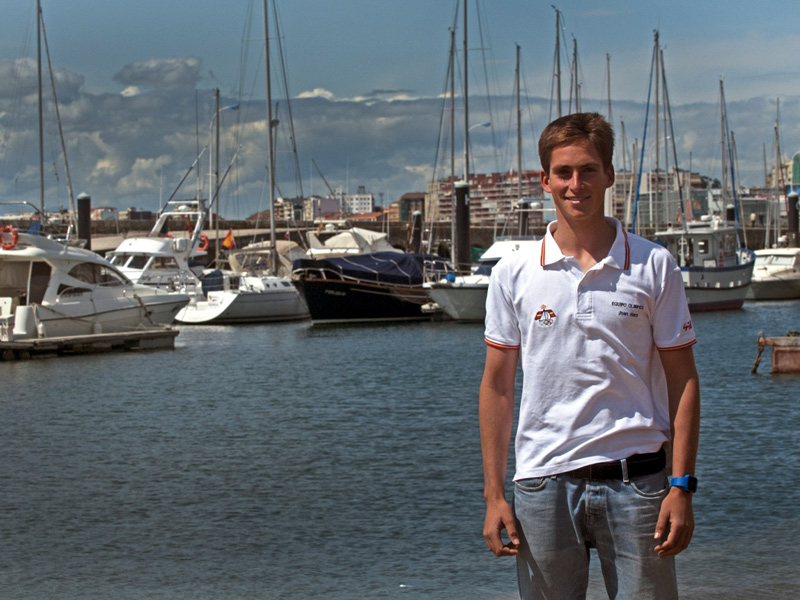 Joan Herp va descobrir el món de la vela a Palamós.