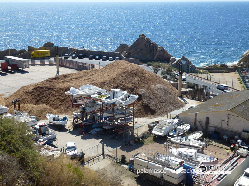 La zona de la pedrera, un dels espais del port.