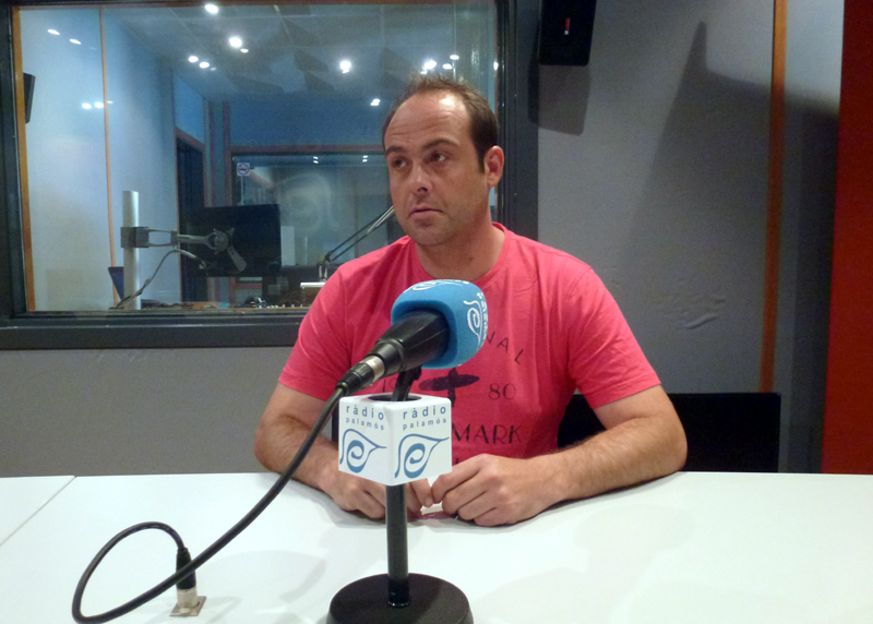Xavier Sáez, entrenador del sènior masculí A del Multiserveis-CE Palamós.