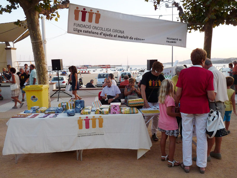 La botifarrada solidària d'Oncolliga es farà al passeig del Mar. (Foto: Oncolliga Palamós).