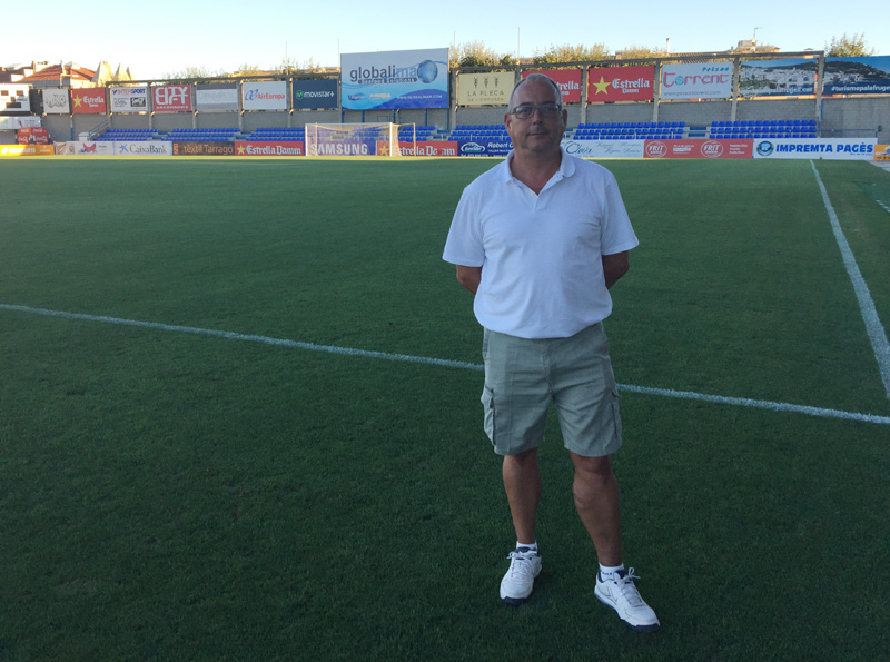 El president del Catalònia CF, Jordi Soler. (Foto: Ramon Ribas).