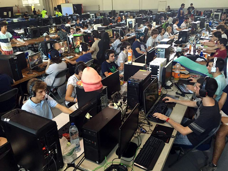 Una imatge de la Palamós Lan Party 2016 a la Nau dels 50 metres. (Foto: Departament de Joventut).