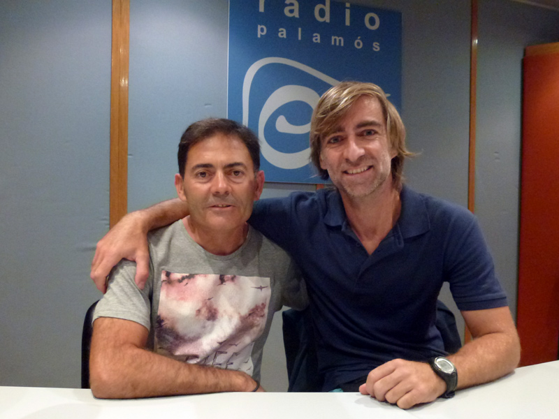 Jesús Correa i Lluís Martí al programa 'Taula Esportiva'.