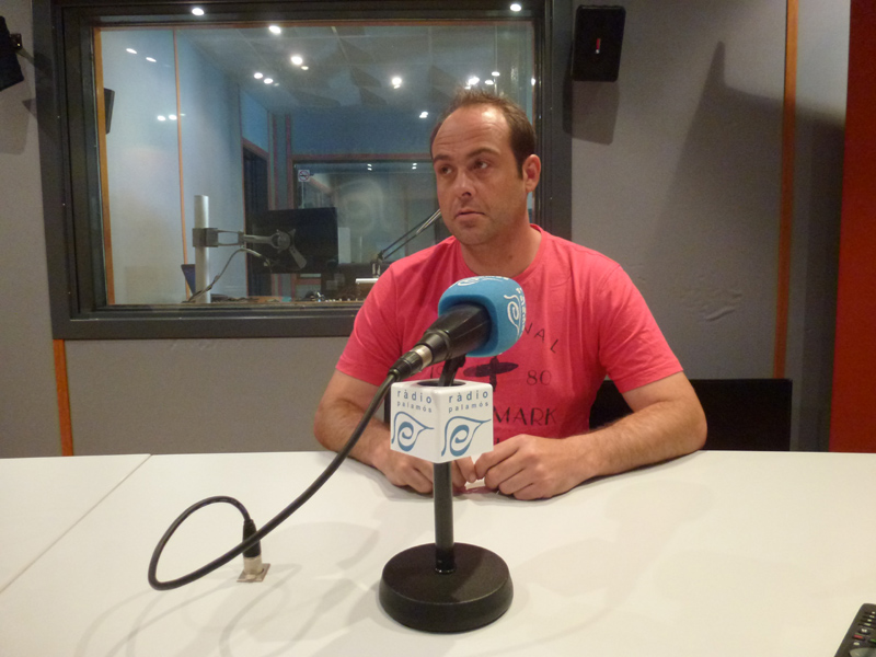 Xavier Sáez, entrenador del sènior masculí A del Multiserveis-CE Palamós.