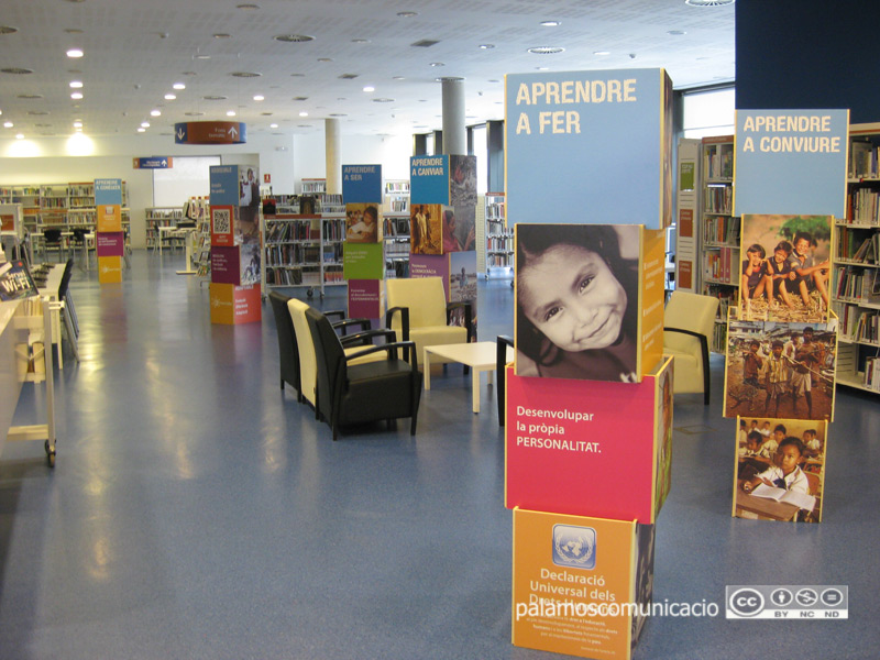 La biblioteca municipal Lluís Barceló i Bou de Palamós.