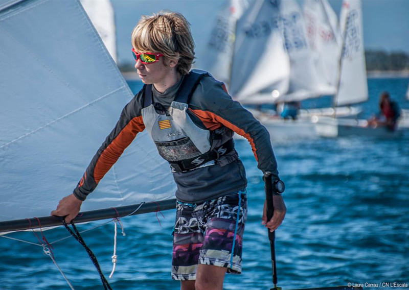 El regatista del Club de Vela Palamós, Marçal Costa, va ser primer al Trofeu Mar d'Empúries.