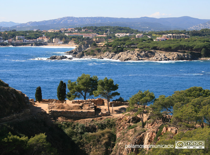 El poblat de Castell a Palamós, un dels principals jaciments ibèrics de Catalunya.