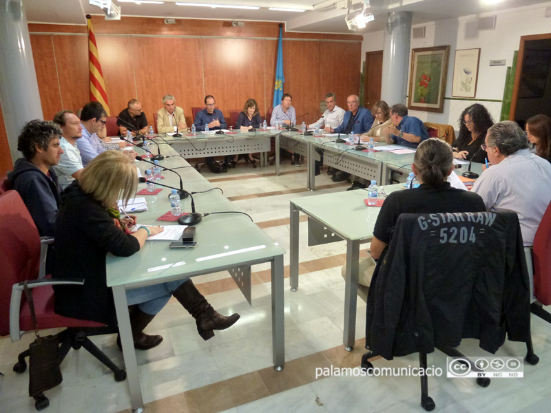 El Ple de l'Ajuntament de Palamós, reunit dimarts passat.
