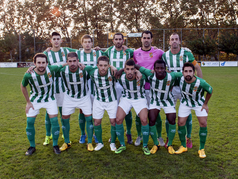La Jonquera, l'equip rival del Palamós CF aquest diumenge.