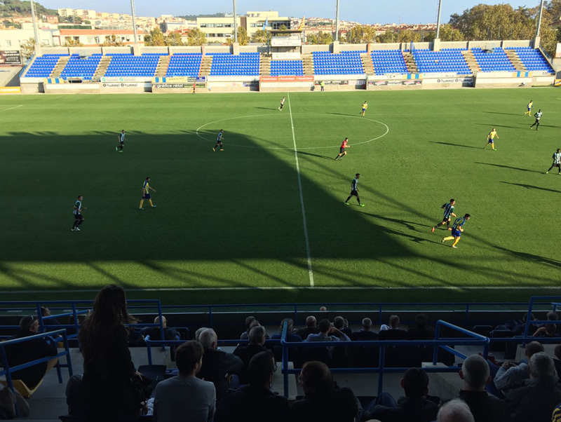El Palamós ha guanyat el partit d'aquesta tarda davant el líder de la categoria, el Peralada.