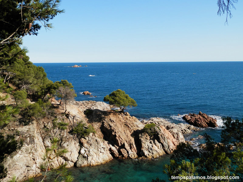 Un instant de divendres des de Cala Corbs. (Foto: Jordi Fernández tempspalamos.blogspot.com).