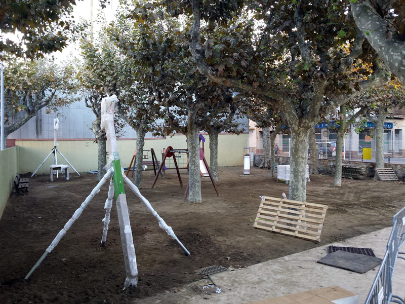 Parc infantil de l'Arbreda. (Foto: Ajuntament de Palamós).