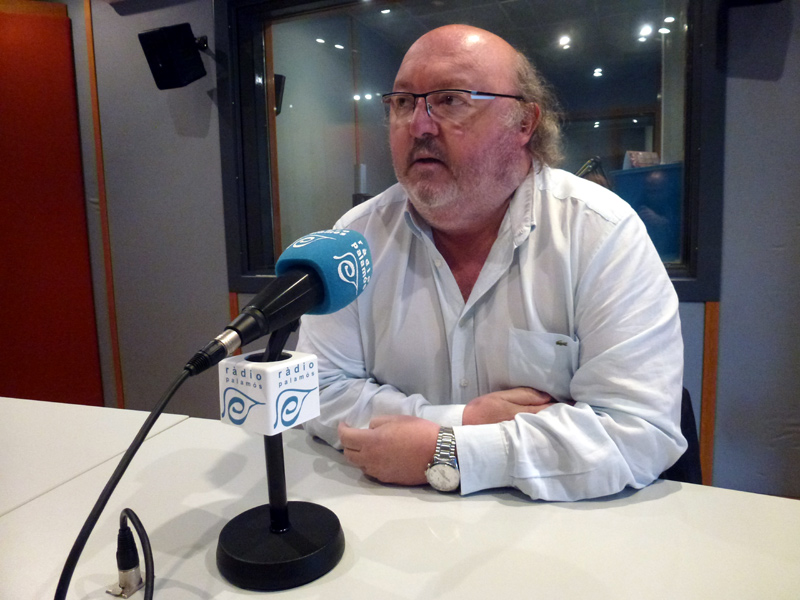 L'alcalde de Calonge, Jordi Soler, a l'espai de Ràdio Palamós 'Preguntes'.