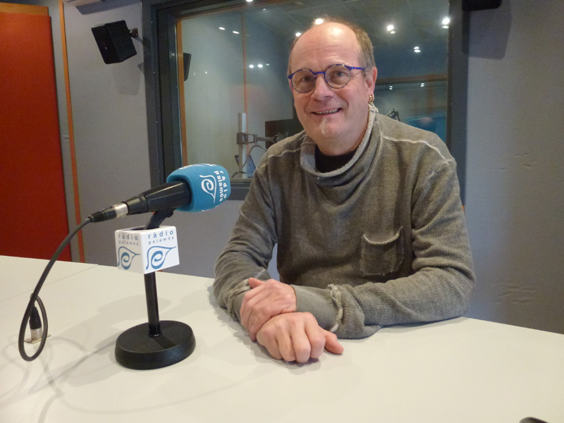 Frank Compernolle a l'espai de Ràdio Palamós 'L'Entrevista'.
