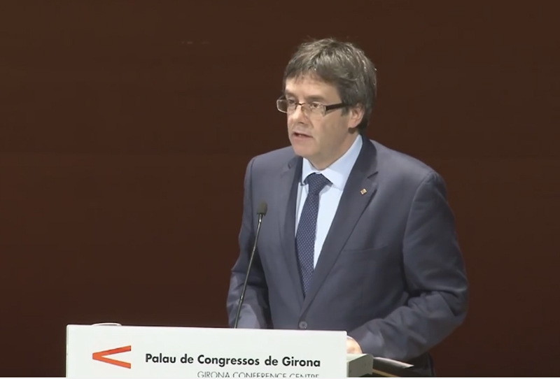 Carles Puigdemont, president de la Generalitat de Catalunya. (Foto: Facebook Carles Puigdemont).