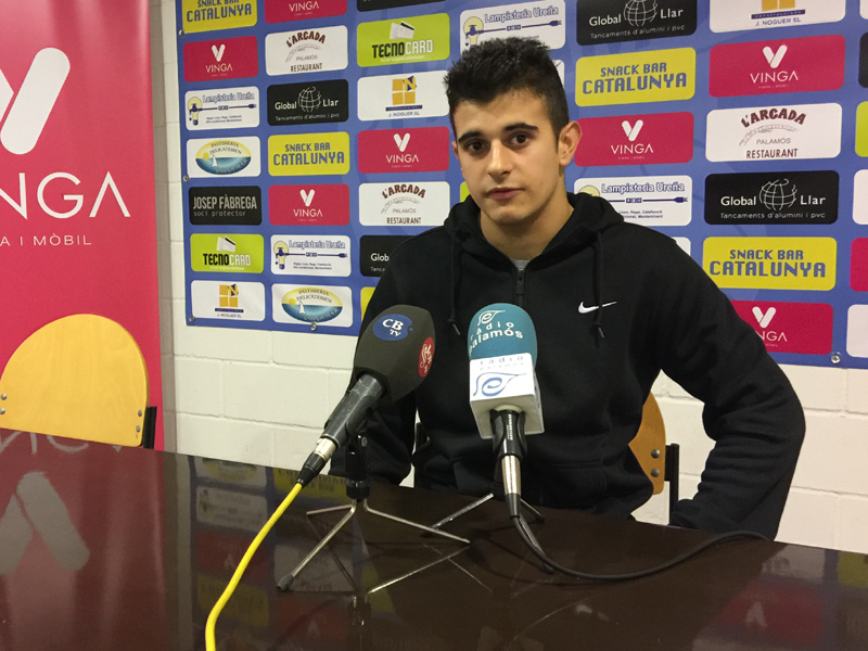 Marc Solé va mantenir la porteria a zero davant l'Ascó. (Foto: Ramon Ribas).