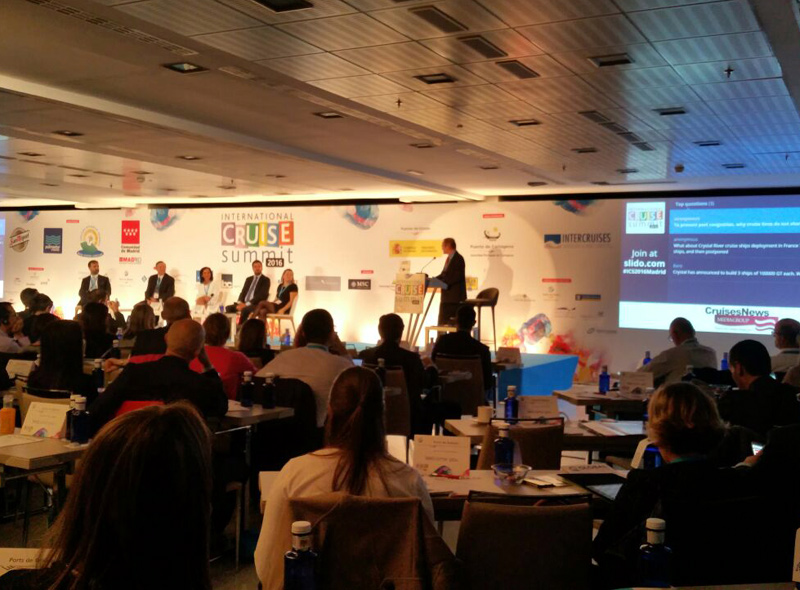 Una jornada al congrés International Cruise Summit de Madrid.