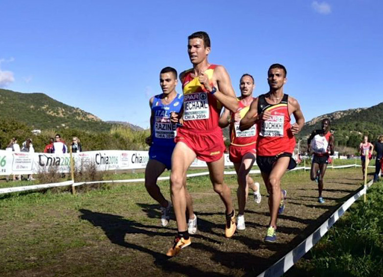 Mechaal, durant el Campionat d'Europa de Cros a Chia. (Foto: wangconnection).