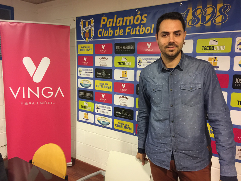 Javi López, nova incorporació per a l'staff del Palamós CF.