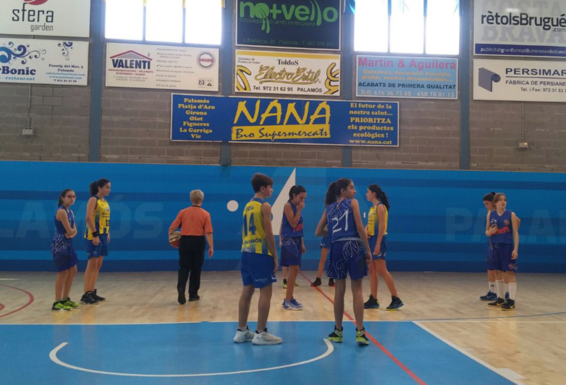 L'infantil femení del CE Palamós va guanyar dissabte al Farners, 77 a 26.