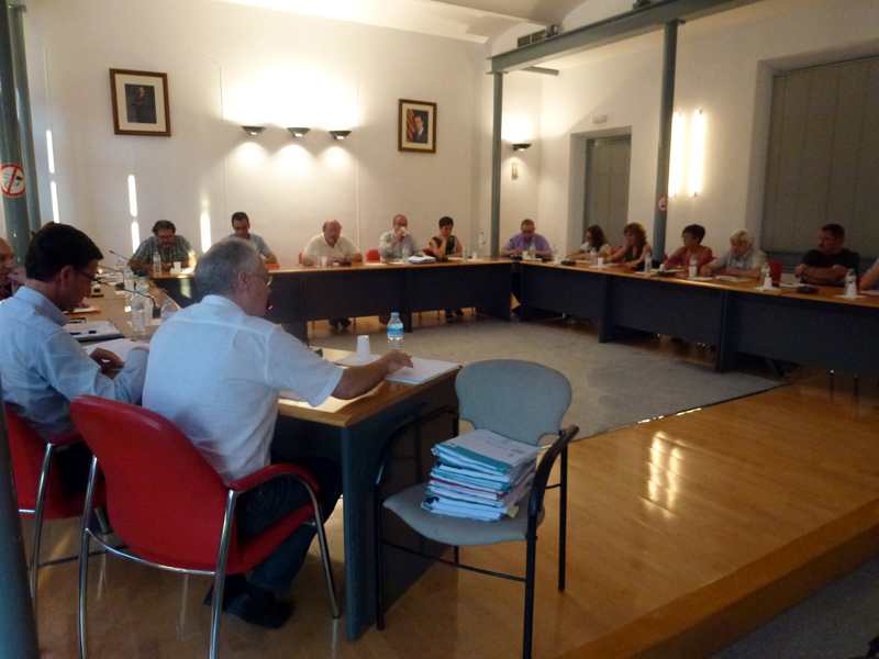 El Ple de l'Ajuntament de Calonge, en una imatge d'arxiu.