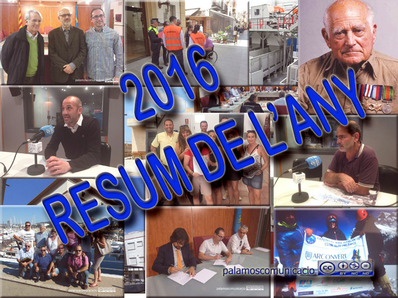 Les notícies més destacades de 2016 en el Resum de l'Any de Ràdio Palamós.