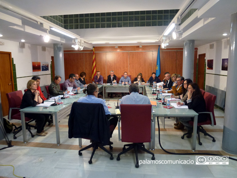 Ple de l'Ajuntament de Palamós.