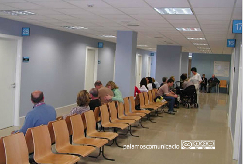 Sala d'espera del CAP de Palamós.