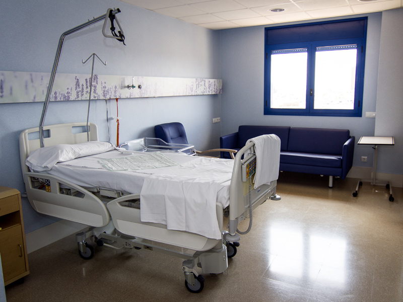 L’hospital posa en servei 12 nous llits per fer front a la grip. (Foto: SSIBE).