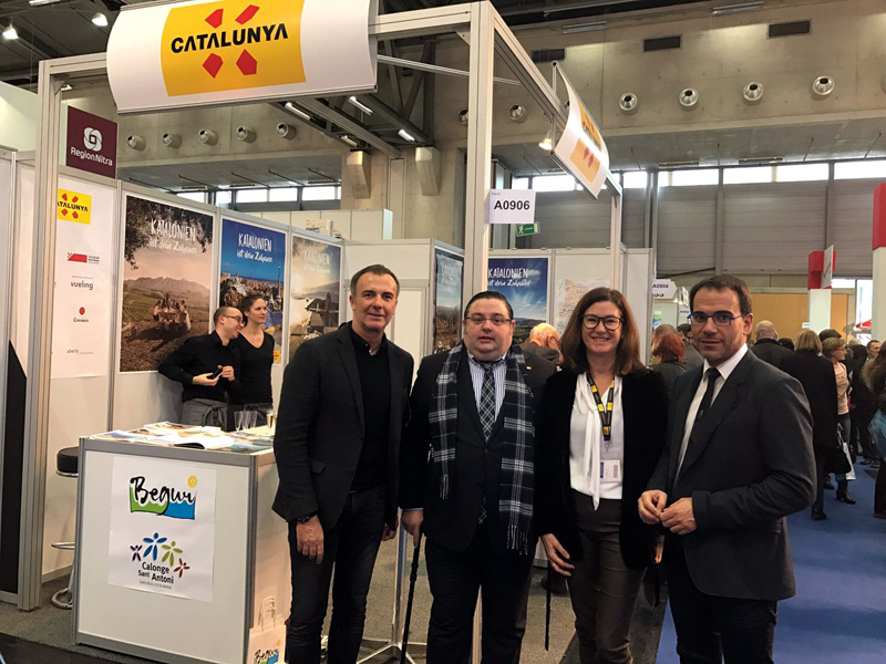 Estand de Calonge i Sant Antoni a la Ferien Messe Viena. (Foto: Ajuntament de Calonge).