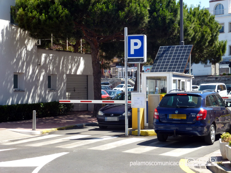 Aparcament de La Planassa, quan encara estava operatiu.