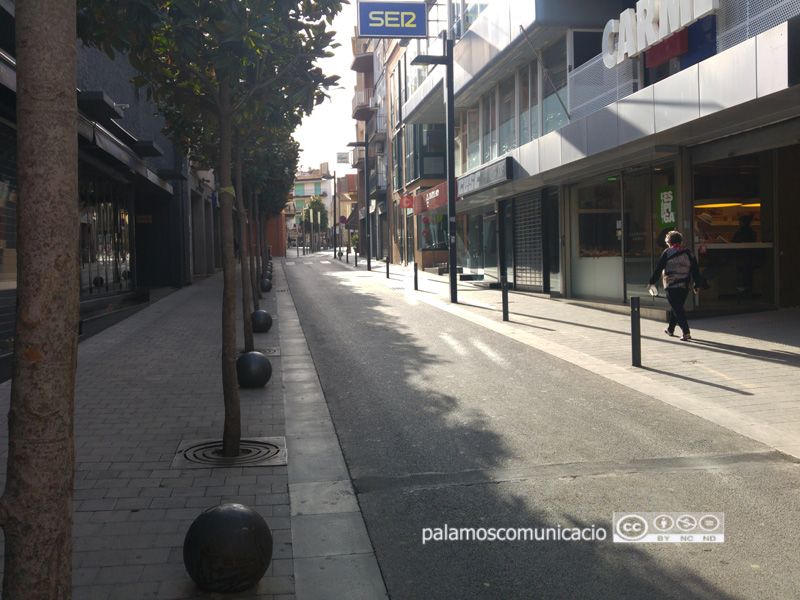 El carrer de Dídac Garrell.