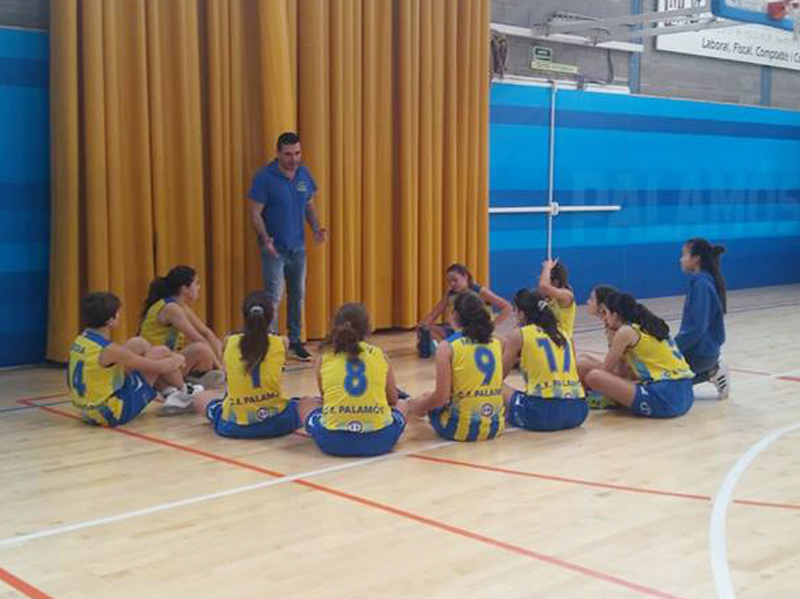 L'infantil femení del CE Palamós va guanyar el Bisbalenc, 80 a 76. (Foto: Xavier Saguer).