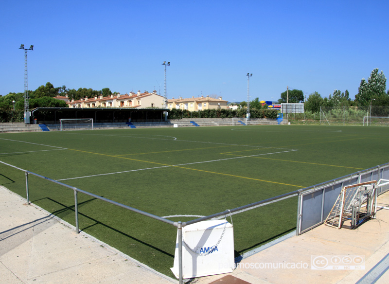 Un dels camps annexes a l'Estadi.