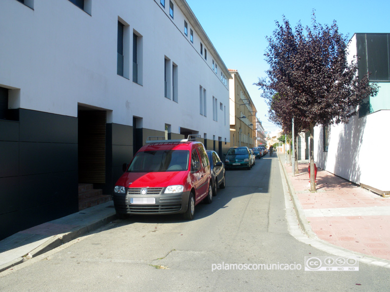 El carrer Indústria és un dels inclosos en el pla de reforma urbana.