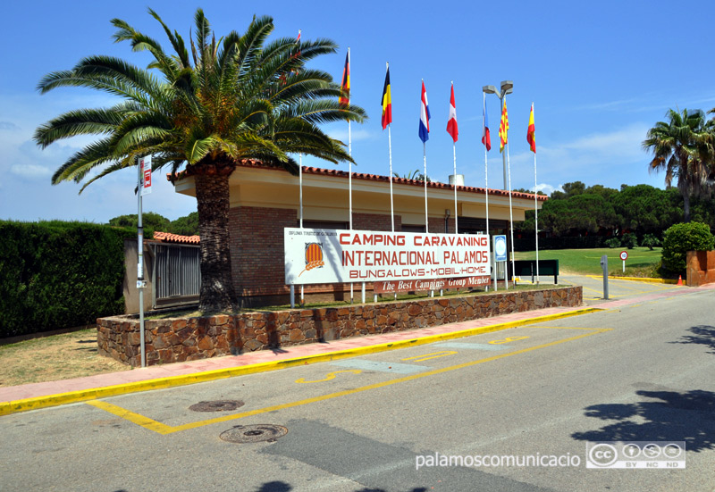 Càmping a Palamós.