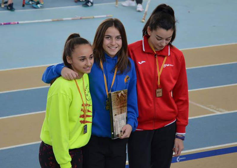 Gran paper de l'AA Palamós en les competicions a pista coberta d'aquest passat cap de setmana.