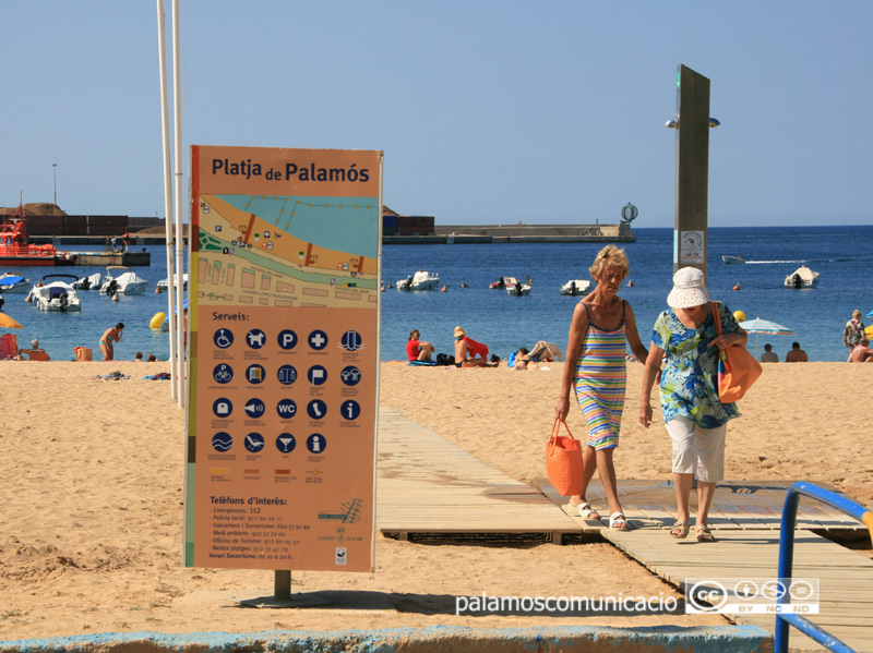 Platja Gran de Palamós.