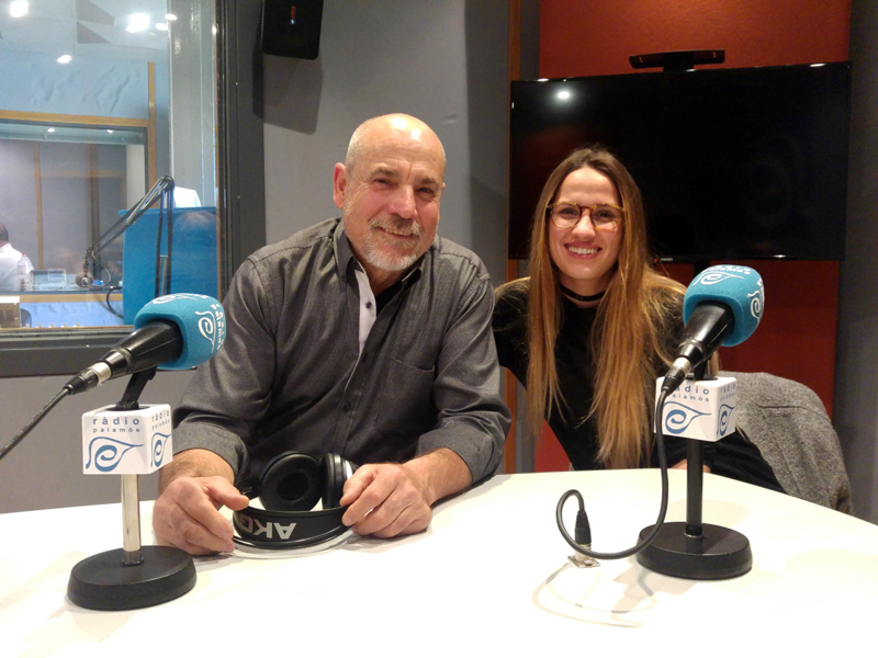 Paco Muriana i Alba Ors, del Projecte Xevi, van visitar l'espai de Ràdio Palamós 'L'Entrevista'.