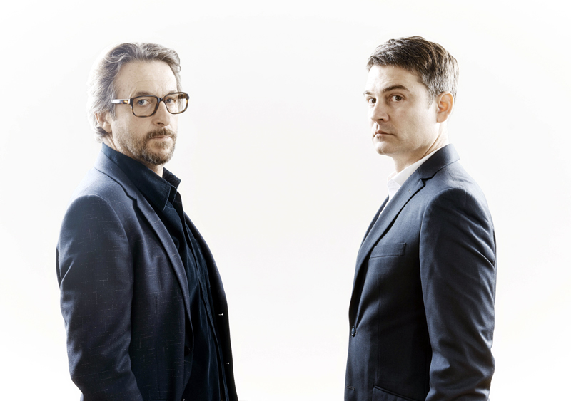 Ramon Madaula i Roger Coma, protagonistes de l'obra 'L'electe'.