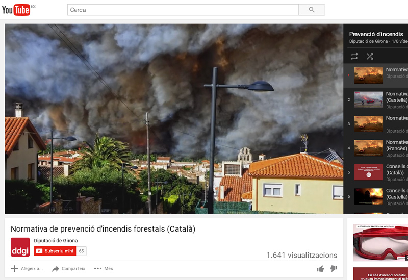 Canal de la Diputació a Youtube.