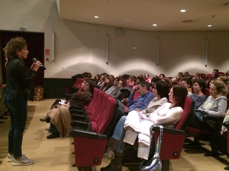 Maria Batet, ahir a La Gorga. (Foto: Departament de Joventut Ajuntament de Palamós).