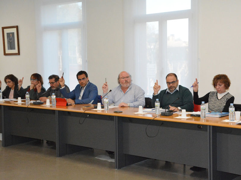 Ple del mes de març de l'Ajuntament de Calonge. (Foto: Ajuntament de Calonge).