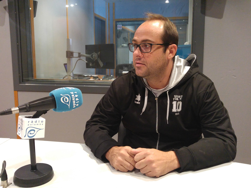 Xavier Sáez, entrenador del sènior A del Multiserveis-Club Esportiu Palamós.